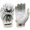 2022 Spiderz ENDITE Batting Gloves: White And Black