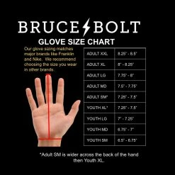 Bruce Bolt PREMIUM PRO Short Cuff Batting Gloves: Navy -Fielding Gloves Sales Store BBBGSIZECHART 1 8f22873a 0d35 453c b485 459dccd6a7e3