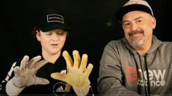 Bruce Bolt PREMIUM PRO Short Cuff Batting Gloves: Navy -Fielding Gloves Sales Store BruceBoltVideo2 ef458b17 a254 4743 b223 380fc4742ab0