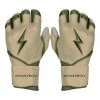Bruce Bolt Premium Pro Military Series Long Cuff Batting Gloves: Beige