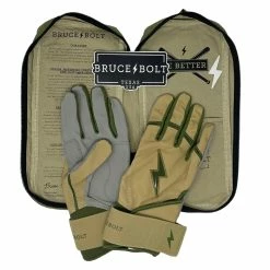 Bruce Bolt Premium Pro Military Series Long Cuff Batting Gloves: Beige -Fielding Gloves Sales Store IMG 0884