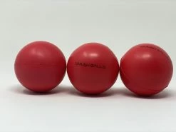 One Dozen (12) SMUSHBALLS The Ultimate Indoor & Outdoor Batting Practice Ball: Red