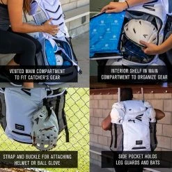 Easton Jen Schro Catcher's Backpack: 8073091 6 Easton Jen Schro Catcher's Backpack: 8073091 -Fielding Gloves Sales Store Jen Catchers bag tech