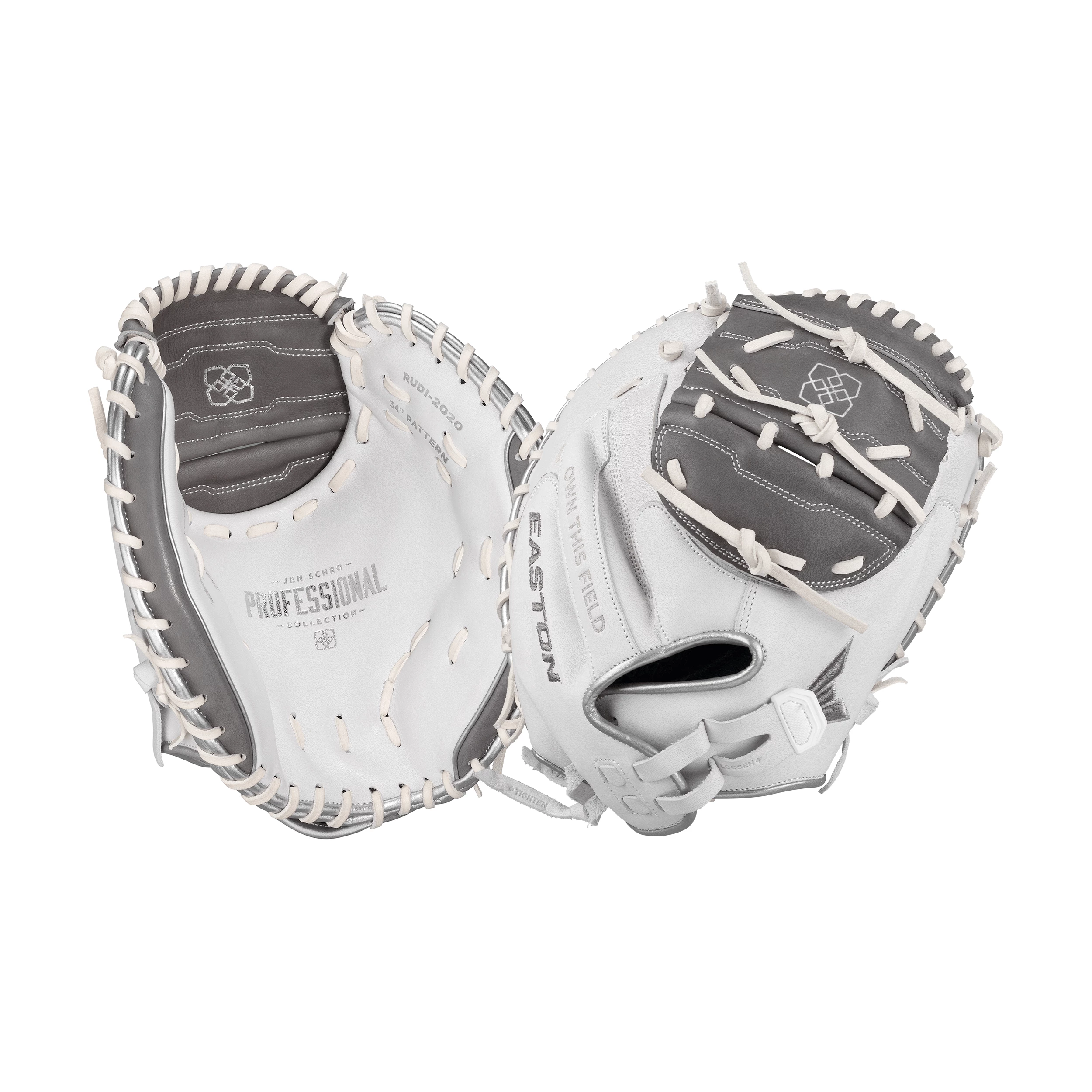 Easton Professional Collection 34" Jen Schroeder Fastpitch Catcher's Mitt: RUDI2020 3 Easton Professional Collection 34" Jen Schroeder Fastpitch Catcher's Mitt: RUDI2020 - Image 3