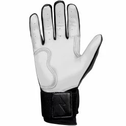 Bruce Bolt PREMIUM PRO Chrome Series Long Cuff Batting Gloves: Black -Fielding Gloves Sales Store LC CHRB PALM