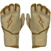 Bruce Bolt PREMIUM PRO Gold Series Batting Gloves: Long Cuff