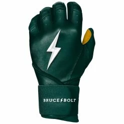 Bruce Bolt PREMIUM PRO Long Cuff Batting Gloves: Green -Fielding Gloves Sales Store LC GRNG LEFT