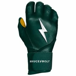 Bruce Bolt PREMIUM PRO Long Cuff Batting Gloves: Green -Fielding Gloves Sales Store LC GRNG RIGHT