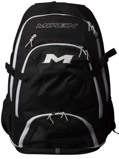 Miken Baseball And Softball Backpack: MKBG18-BP -Fielding Gloves Sales Store MKBG18 BP white