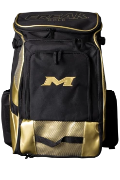 2022 Miken MK7X Baseball & Softball Backpack (Freak Gold Series): MKMK7X-BP-GLD