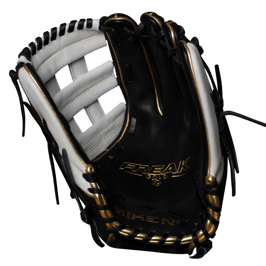 Miken Pro Series 15" Slowpitch Softball Glove - Freak Gold: PRO150-BWG 2 Miken Pro Series 15" Slowpitch Softball Glove - Freak Gold: PRO150-BWG - Image 2