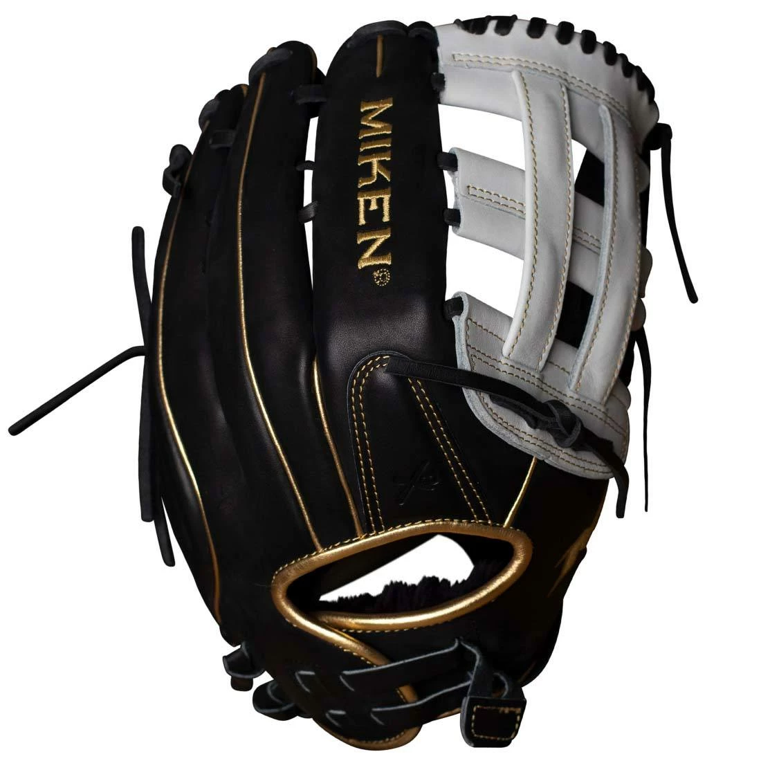 Miken Pro Series 15" Slowpitch Softball Glove - Freak Gold: PRO150-BWG 1 Miken Pro Series 15" Slowpitch Softball Glove - Freak Gold: PRO150-BWG