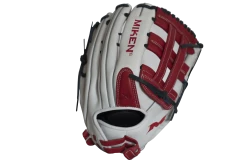 Miken Pro Series 14″ Slow Pitch Fielding Glove – White/Scarlet/Navy: PRO140WSN 6 Miken Pro Series 14″ Slow Pitch Fielding Glove – White/Scarlet/Navy: PRO140WSN -Fielding Gloves Sales Store PRO140WSN BACK