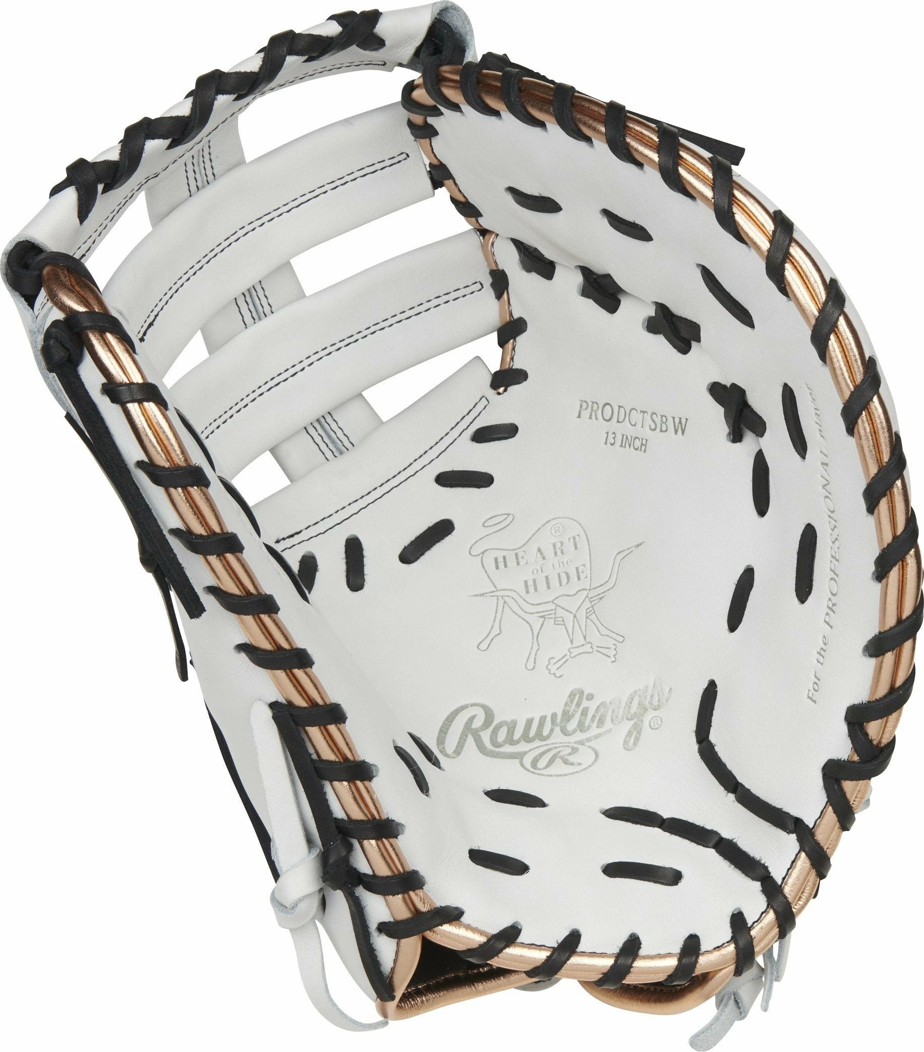 Rawlings Heart Of The Hide 12.5" Fastpitch Softball First Base Mitt: PRODCTSBW 2 Rawlings Heart Of The Hide 12.5" Fastpitch Softball First Base Mitt: PRODCTSBW - Image 2