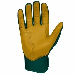 Bruce Bolt PREMIUM PRO Short Cuff Batting Gloves: GREEN -Fielding Gloves Sales Store SC GRNG PALM
