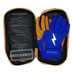 Bruce Bolt PREMIUM PRO Short Cuff Batting Gloves: Royal -Fielding Gloves Sales Store SC ROYG BAG2