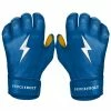 Bruce Bolt PREMIUM PRO Short Cuff Batting Gloves: Royal