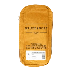 Bruce Bolt PREMIUM PRO Short Cuff Batting Gloves: White -Fielding Gloves Sales Store SC WHTG BAG