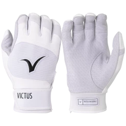 Victus Sports The Debut 2.0 Adult Batting Gloves (Multiple Colors): VBG2 -Fielding Gloves Sales Store VBG2 W White Adult Victus Debut 2.0