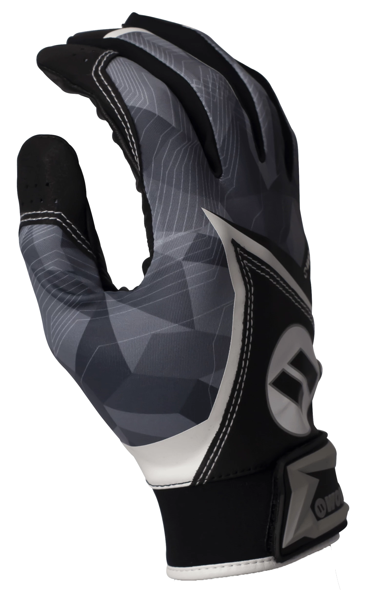 2020 Black Worth Batting Gloves: WBGL20-BLK 3 2020 Black Worth Batting Gloves: WBGL20-BLK - Image 3