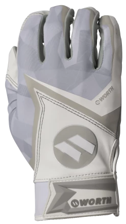 2020 White Worth Batting Gloves: WBGL20-WHT