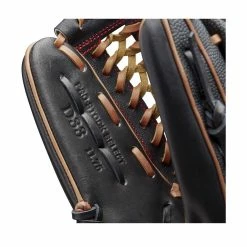 2021 Wilson A2K D33SS 11.75" Pitcher's Baseball Glove: WTA2KRB21D33 -Fielding Gloves Sales Store WBW100063 6 A2K P D33 1175 BlackSnakeSS SaddleTan.png.cq5dam.web .1200.1200