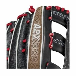 2021 Wilson A2K 1799SS 12.75" Outfield Baseball Glove: WBW1000691275 -Fielding Gloves Sales Store WBW100069 5 A2K OF 1799SS 1275 BlackSS BrownSnakeSS Black.png.cq5dam.web .1200.1200