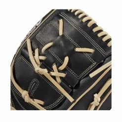 2021 Wilson A2000 B2SS 12" SuperSkin Pitcher's Baseball Glove: WBW10010012 -Fielding Gloves Sales Store WBW100100 4 A2000 P B2SS 12 BlackSS Blonde.png.cq5dam.web .1200.1200