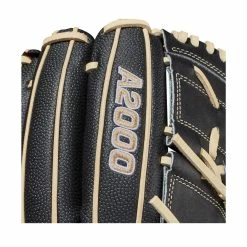 2021 Wilson A2000 B2SS 12" SuperSkin Pitcher's Baseball Glove: WBW10010012 -Fielding Gloves Sales Store WBW100100 5 A2000 P B2SS 12 BlackSS Blonde.png.cq5dam.web .1200.1200