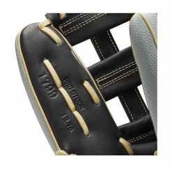 2021 Wilson A2000 1799SS 12.75" SuperSkin Outfield Baseball Glove: WBW1001121275 -Fielding Gloves Sales Store WBW100112 6 A2000 OF 1799SS 1275 Black GreySS Blonde.png.cq5dam.web .1200.1200
