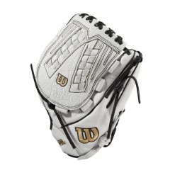 2022 Wilson A1000 V125 12.5" Outfield/Pitcher's Fastpitch Softball Glove: WTA10RF22V125 -Fielding Gloves Sales Store WBW100182 2 A1000 FP V125 OF 125 White Black.png.cq5dam.web .1200.1200