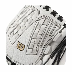 2022 Wilson A1000 V125 12.5" Outfield/Pitcher's Fastpitch Softball Glove: WTA10RF22V125 -Fielding Gloves Sales Store WBW100182 4 A1000 FP V125 OF 125 White Black.png.cq5dam.web .1200.1200