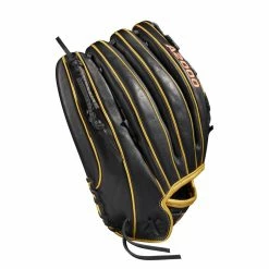 2021 Wilson A2000 SCV125 12.5" Outfield Fastpitch Softball Glove: WBW100222125 -Fielding Gloves Sales Store WBW100222 3 A2000 P OF V125 125 Black Gold BlackSnakeSS.png.cq5dam.web .1200.1200