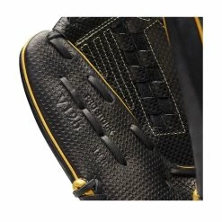 2021 Wilson A2000 SCV125 12.5" Outfield Fastpitch Softball Glove: WBW100222125 -Fielding Gloves Sales Store WBW100222 6 A2000 P OF V125 125 Black Gold BlackSnakeSS.png.cq5dam.web .1200.1200