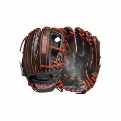 2022 Wilson A2000 1716 11.5" Infield Baseball Glove: WTA20RB221716 -Fielding Gloves Sales Store WBW100389 8 A2000 Leather 1716 IF 115 Black Copper.png.cq5dam.web .1200.1200