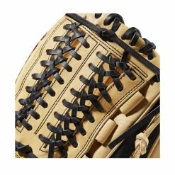 2022 Wilson A2000 D33 11.75" Pitcher's Baseball Glove: WTA20RB22D33 -Fielding Gloves Sales Store WBW100393 4 A2000 Leather D33 1175 Blonde Black.png.cq5dam.web .1200.1200
