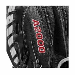 2022 Wilson A2000 M1DSS 33.5" Catcher's Mitt: WTA20RB22M1DSS -Fielding Gloves Sales Store WBW100401 5 A2000 M1D C 335 Black White Red.png.cq5dam.web .1200.1200