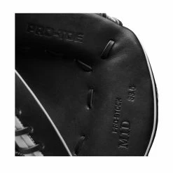 2022 Wilson A2000 M1DSS 33.5" Catcher's Mitt: WTA20RB22M1DSS -Fielding Gloves Sales Store WBW100401 6 A2000 M1D C 335 Black White Red.png.cq5dam.web .1200.1200