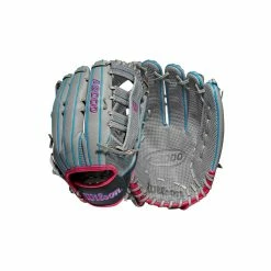 Wilson A2000 SCSP13SS 13" Slowpitch Softball Fielding Glove: WBW10040213 -Fielding Gloves Sales Store WBW100402 8 A2000 SP13 SC 13 GreyDimpled GreySS BlackSS.png.cq5dam.web .1200.1200