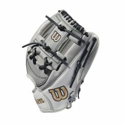 2022 Wilson A2000 H75 11.75" Infield Fastpitch Softball Glove: WTA20RF22H75 -Fielding Gloves Sales Store WBW100437 2 A2000 FP IF H75 1175 Grey White.png.cq5dam.web .1200.1200