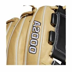 2022 Wilson A2000 P12 12" PItcher's Fastpitch Softball Glove: WTA20RF22P12 -Fielding Gloves Sales Store WBW100439 5 A2000 FP P P12 12 Blonde Black.png.cq5dam.web .1200.1200