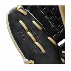2022 Wilson A2000 P12 12" PItcher's Fastpitch Softball Glove: WTA20RF22P12 -Fielding Gloves Sales Store WBW100439 6 A2000 FP P P12 12 Blonde Black.png.cq5dam.web .1200.1200