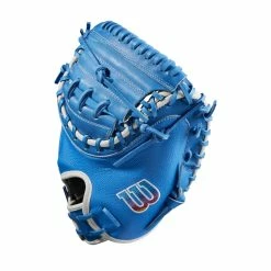 2023 Wilson A2000 Love The Moment CM33 33" Baseball Catcher's Mitt: WBW10084833 -Fielding Gloves Sales Store WBW100848 2 A2000 C LTM CM33 33 AutismSpeaksBlue.png.cq5dam.web .1200.1200