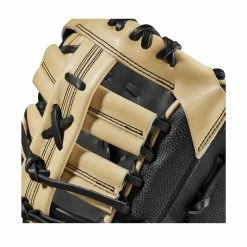 2023 Wilson A2000 1679 Super Skin 12.5" Baseball First Base Mitt: WBW100979125 -Fielding Gloves Sales Store WBW100979 4 A2000 1B 1679SS 125 Black BlackSS Blonde.png.cq5dam.web .1200.1200