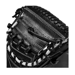 2023 Wilson A2000 M1DSS 33.5" Baseball Catcher's Mitt: WBW100995335 -Fielding Gloves Sales Store WBW100995 4 A2000 C M1DSC 335 BlackSS BlackDimple White WilsonGold