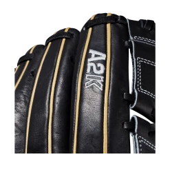 2020 Wilson A2K 12" Pitchers Baseball Glove: WTA2KRB20B2 -Fielding Gloves Sales Store WTA2KRB20B2 5 A2K Pitcher B212 12 Black Blonde Alt 04