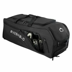 Evoshield Stone Wall Wheeled Bag (Multiple Colors): WTV9400 17 Evoshield Stone Wall Wheeled Bag (Multiple Colors): WTV9400 -Fielding Gloves Sales Store WTV9400BL 6 Evoshield Stonewall Wheeled Bag Catcher Pocket a.png.cq5dam.web .1200.1200
