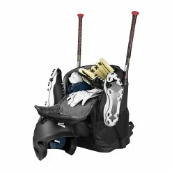 Easton Walk-Off NX Backpack 21 Easton Walk-Off NX Backpack -Fielding Gloves Sales Store Walk OffNXInteriorwithGear BK