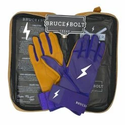 Bruce Bolt PREMIUM PRO Long Cuff Batting Gloves: Purple -Fielding Gloves Sales Store premium pro long cuff batting gloves purple brucebolt 220810