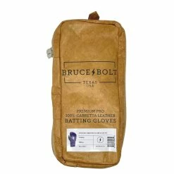 Bruce Bolt PREMIUM PRO Long Cuff Batting Gloves: Purple -Fielding Gloves Sales Store premium pro long cuff batting gloves purple brucebolt 725535